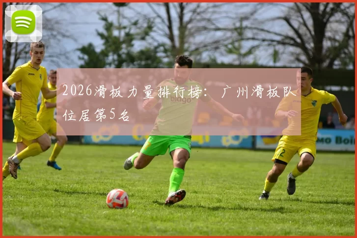 2026滑板力量排行榜：广州滑板队位居第5名